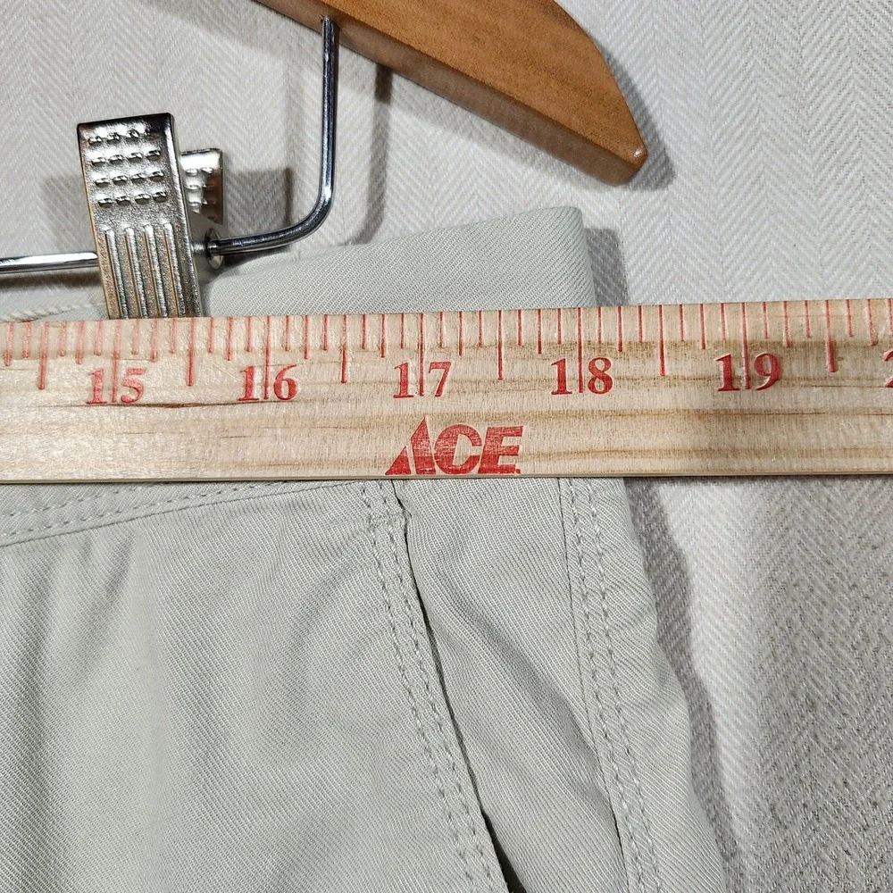 Tommy Bahama Boracay Chino Shorts Men 36 Tan Khaki Cotton Blend Stretch 9 Inseam